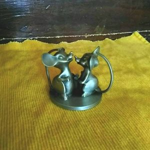 Hudson Pewter Dancing Mice Figurines